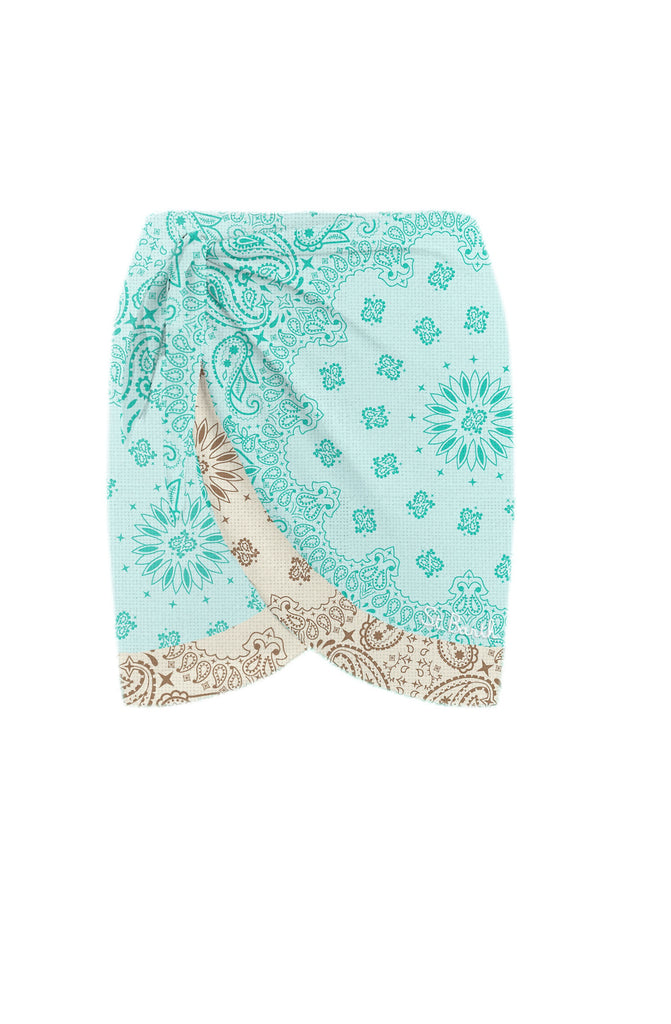 MC2 SAINT BARTH Women Short Pareo Angie Bandanna Print