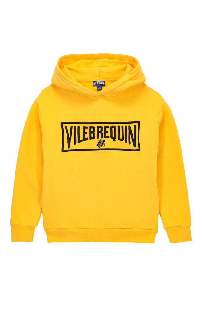 VILEBREQUIN Boys Embroidered Hoodie Sweatshirt Logo 3D