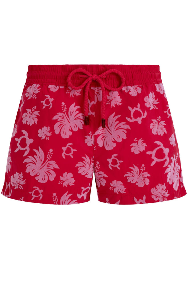 VILEBREQUIN Women Swim Shorts Flocked Turtles Heart