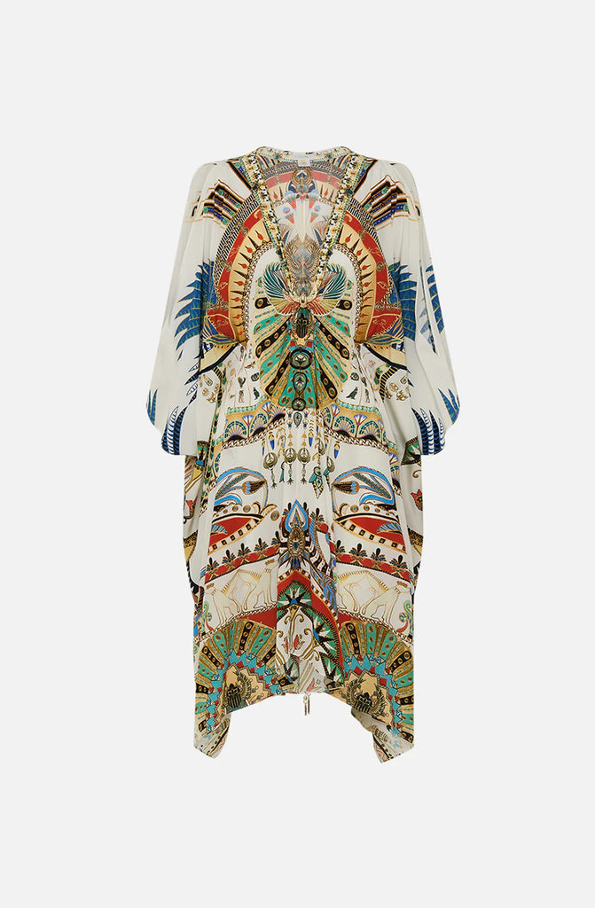 CAMILLA Short Kaftan with Hardware - Valley of the Queens