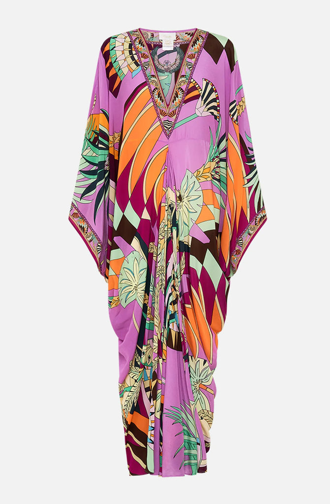 CAMILLA T-Shape Long Kaftan - Giza Goddess