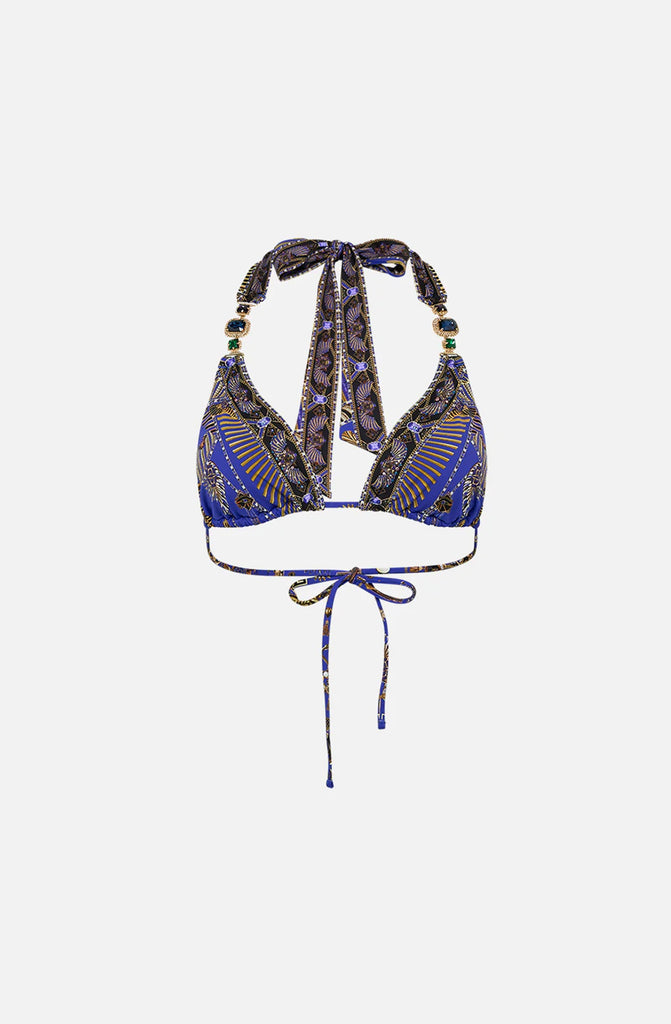 CAMILLA Soft Tie Tri-Bra with Trim - My Fair Pharaoh