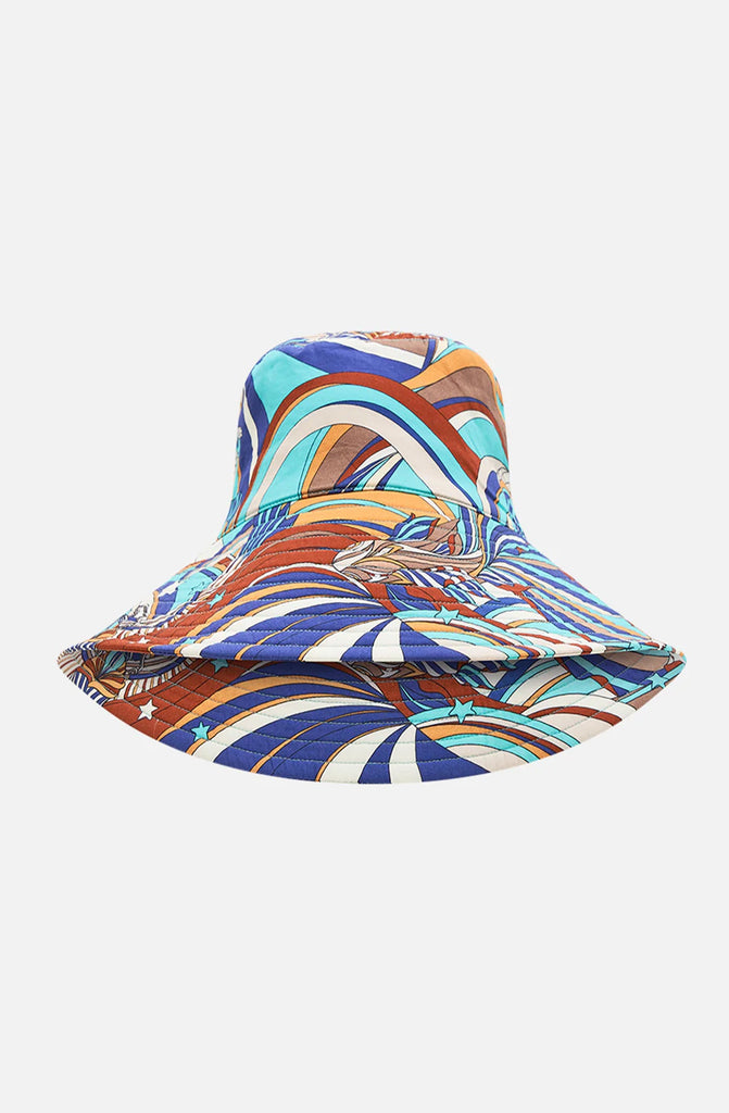 CAMILLA Wide Brim Bucket Hat - Oasis Oracle