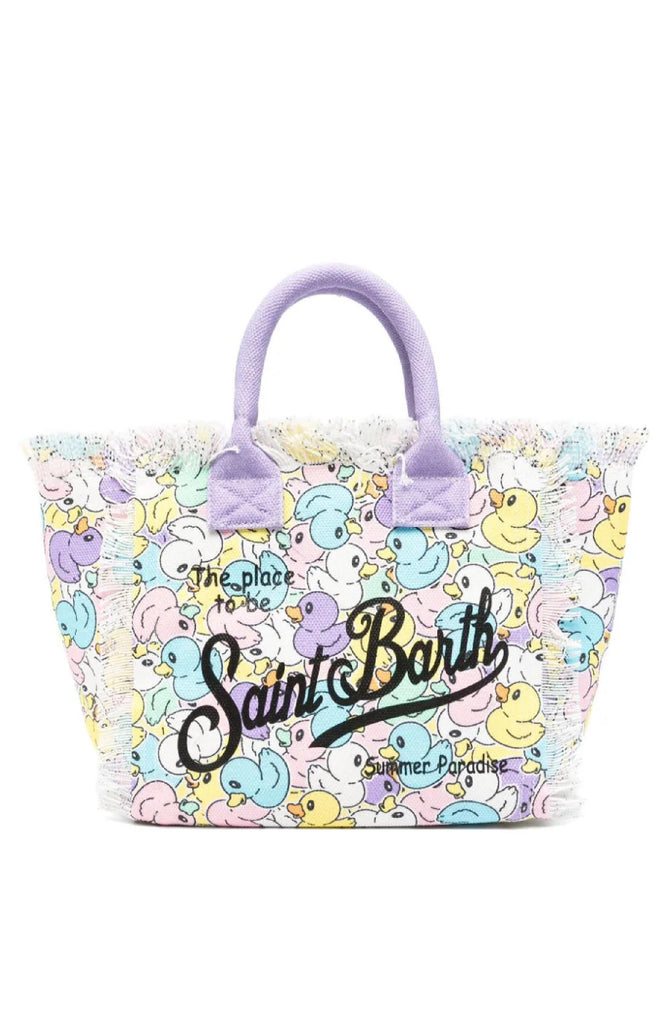 MC2 SAINT BARTH Colette Ducky Full-Print Beach Bag