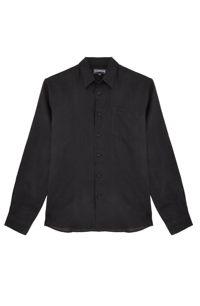 VILEBREQUIN Men Linen Shirt Sholid