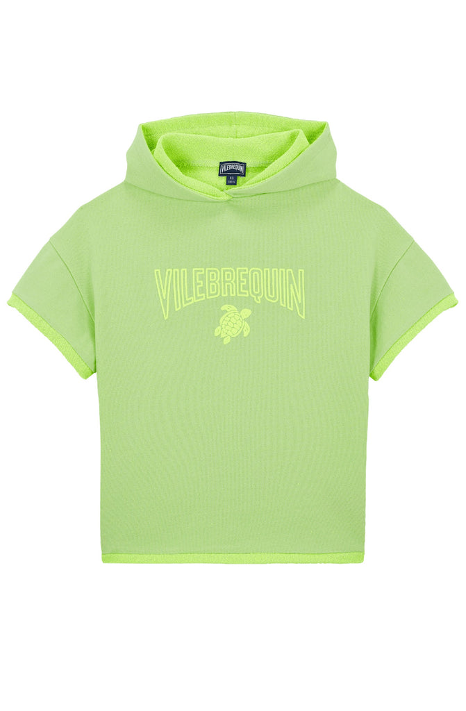 VILEBREQUIN Boys Embroidered Logo Short-Sleeves Hoodie Sweatshirt