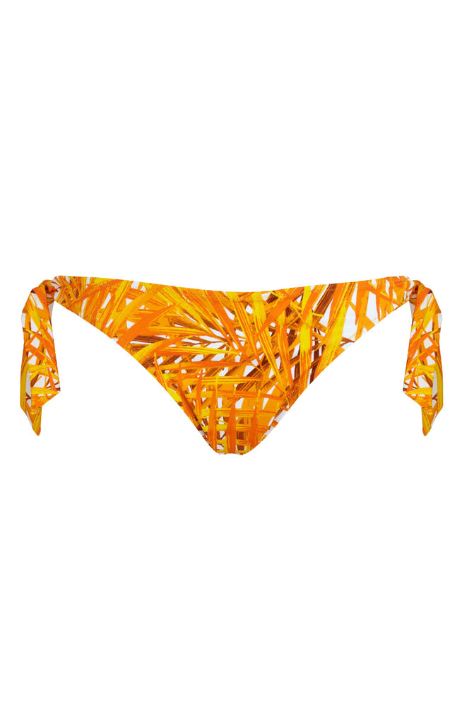 VILEBREQUIN Women Side Tie Bikini Bottom Palm Leaves