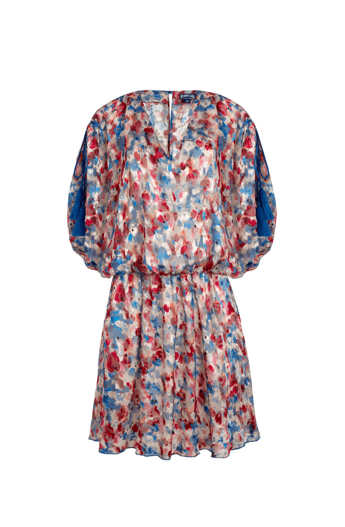 VILEBREQUIN Women Viscose Fluid Cover-up Flowers in the Sky
