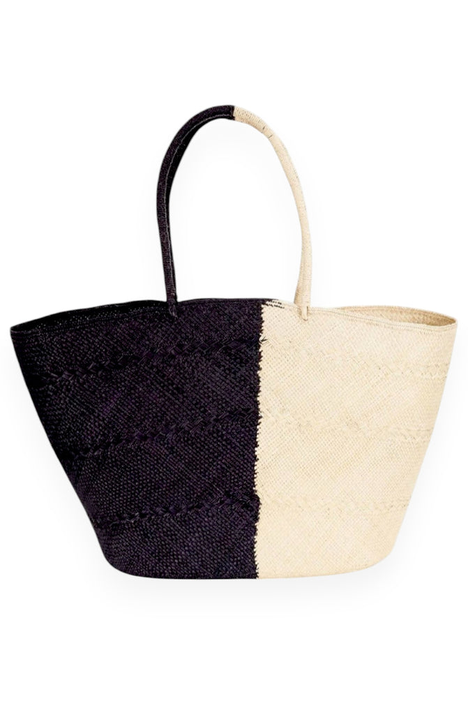 RONNEL Toquilla Straw Two Colors Bag