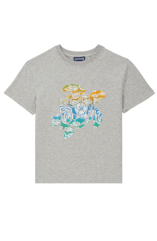 VILEBREQUIN Boys Organic Cotton T-Shirt Tahiti Turtles