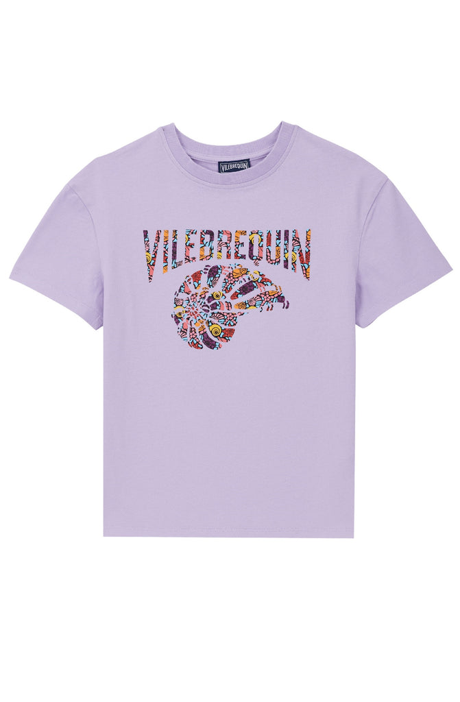 VILEBREQUIN Boys Organic Cotton T-Shirt Noumea Sea Shells