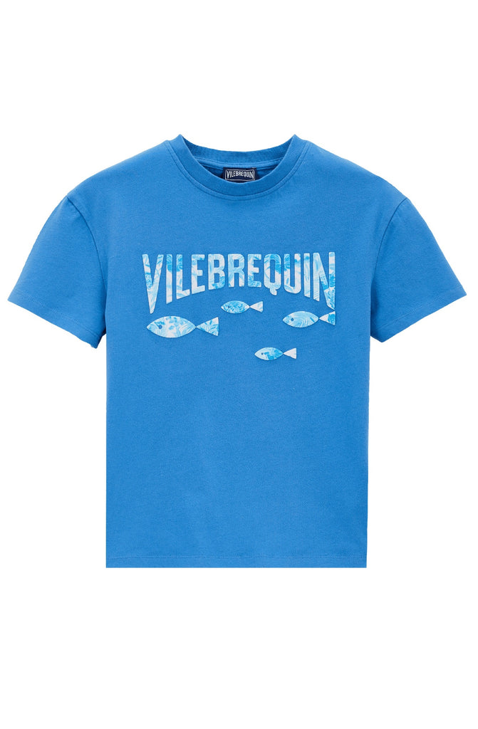 VILEBREQUIN Boys Organic Cotton T-Shirt Tahiti Turtles