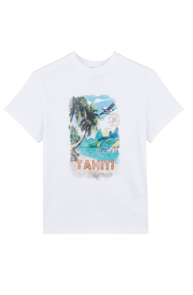 VILEBREQUIN Boys Organic Cotton T-Shirt Tahiti