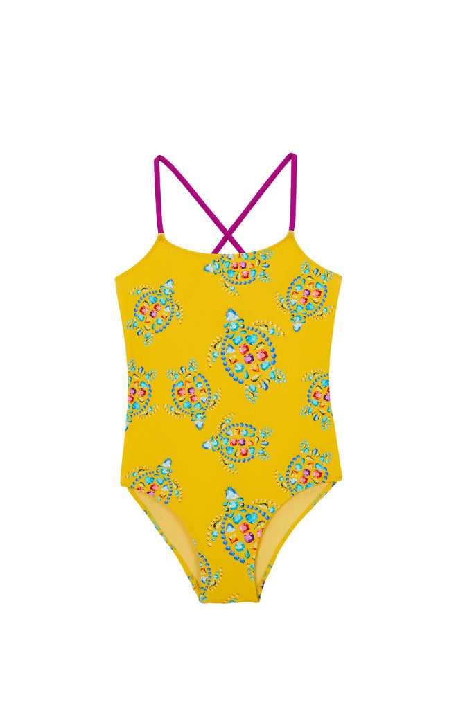 VILEBREQUIN Girls One-Piece Swimsuit Vendome Turtles