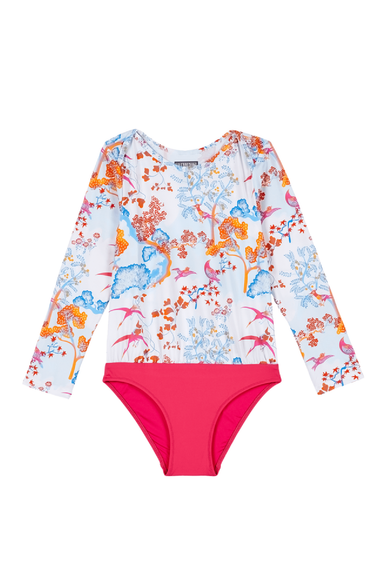 VILEBREQUIN Girls One-piece Rashguard Peaceful Trees | HAMAC Beach Boutique