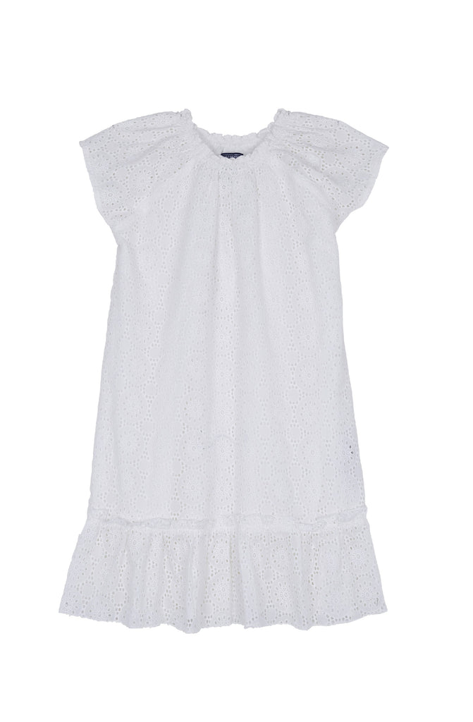 VILEBREQUIN Girls Cotton Dress Broderies Anglaises