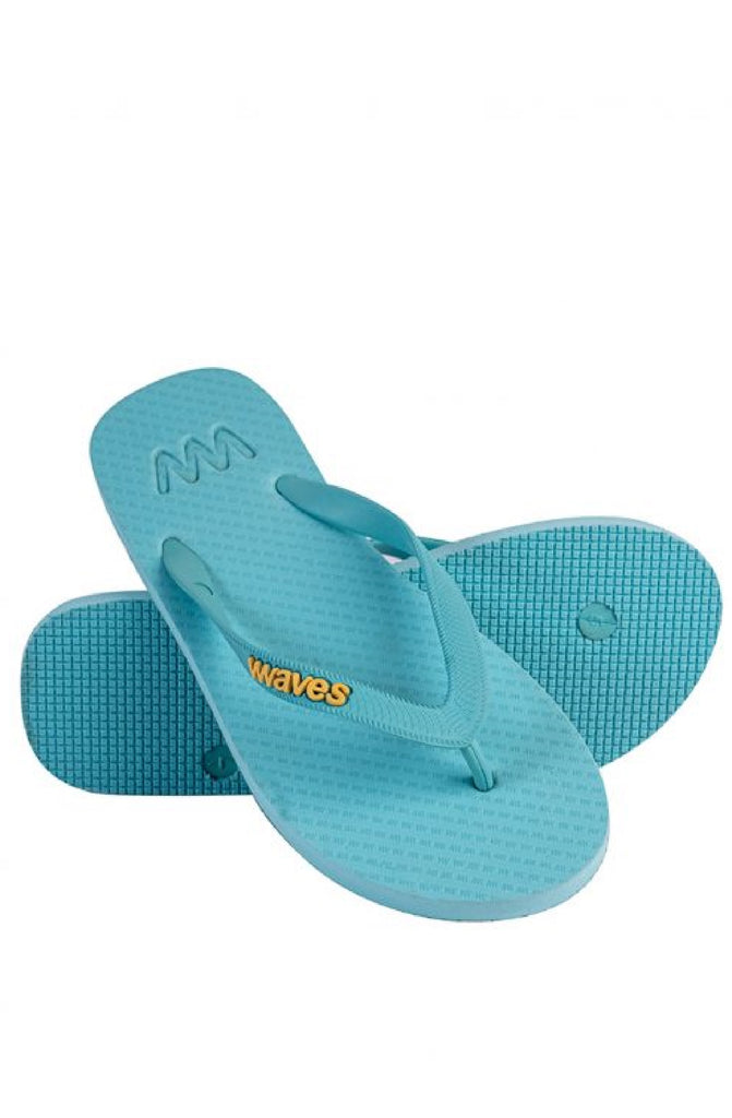 WAVES Unisex Essentials light Blue Flip Flops