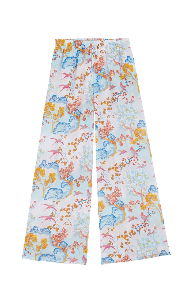 VILEBREQUIN Women Cotton Pants Peaceful Trees