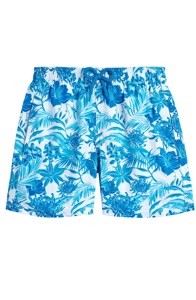 VILEBREQUIN Boys Stretch Swim Shorts Tahiti Flowers