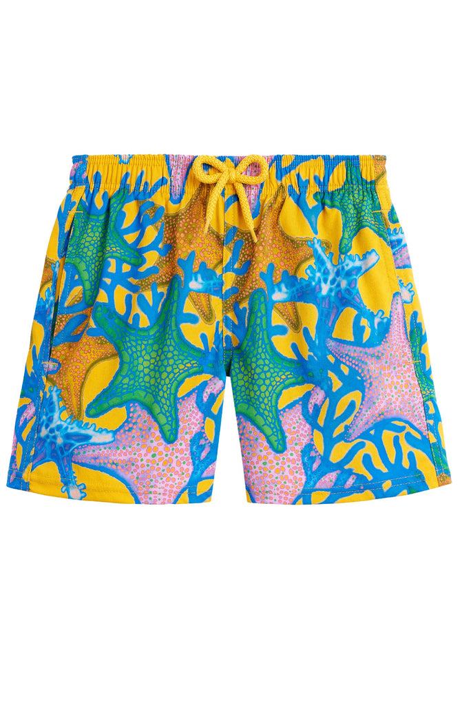 VILEBREQUIN Boys Stretch Swim Shorts Glowed Stars