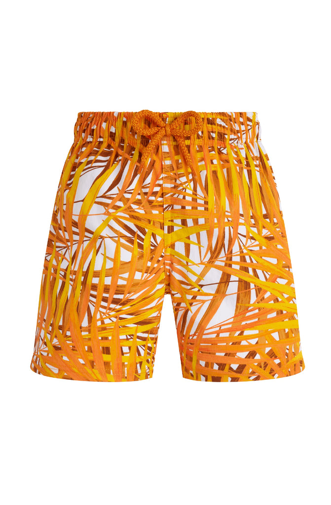 VILEBREQUIN Boys Stretch Swim Shorts Palm Leaves