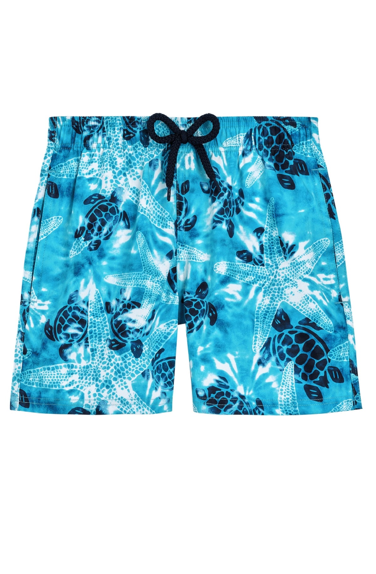 VILEBREQUIN Boys Stretch Swim Trunks Starlettes and Turtles Tie & Dye ...