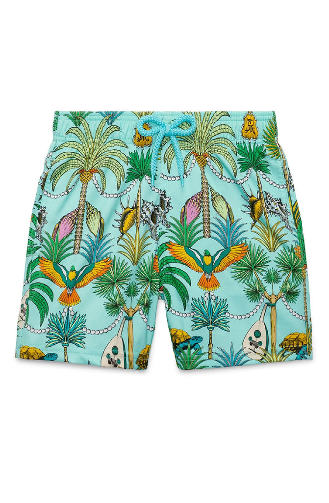 VILEBREQUIN Boys Stretch Swim Shorts St. Regis Red Sea