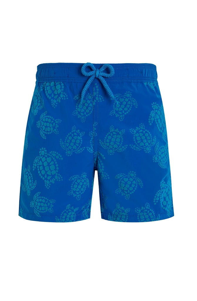 VILEBREQUIN Boys Swim Shorts Flocked Vendome Turtles