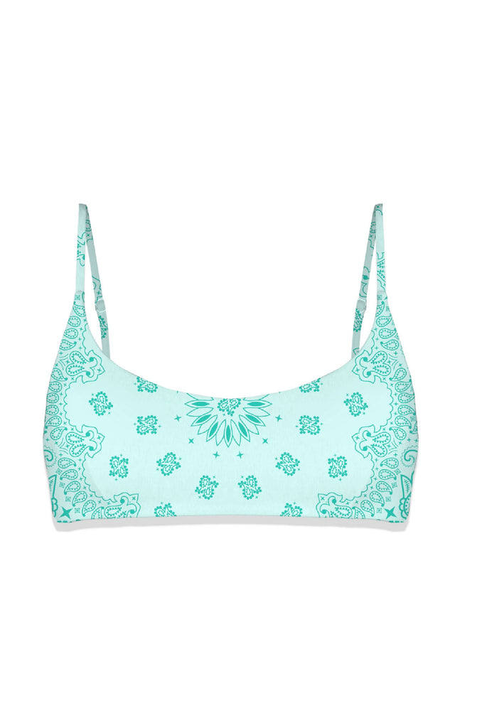 MC2 SAINT BARTH Women Bikini Top Bralette Judy Bandanna Round