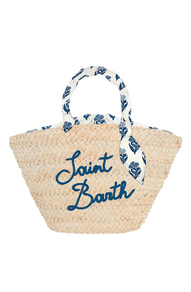 MC2 SAINT BARTH Kylie Straw Bag Jaipur Flower