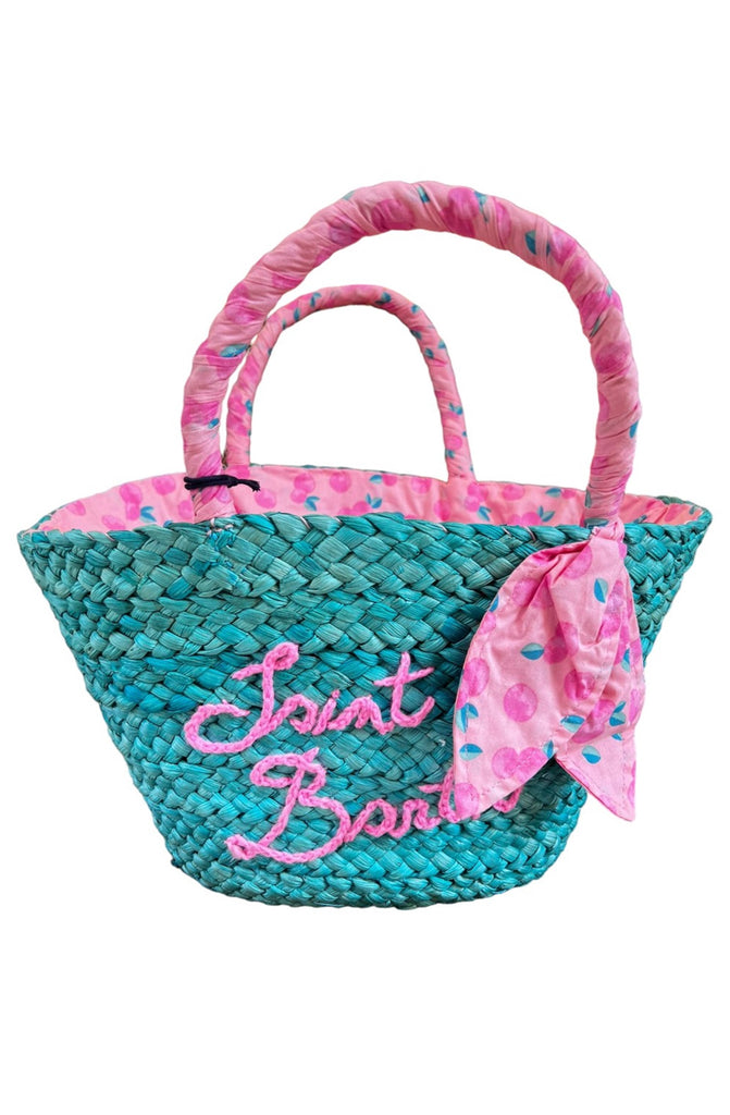 MC2 SAINT BARTH Kylie Straw HandBag Fruity Dots