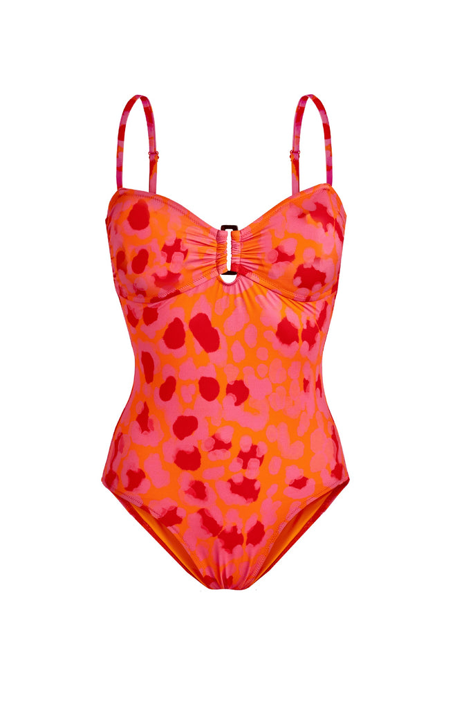 VILEBREQUIN Women One-Piece Swimsuit New Leopard