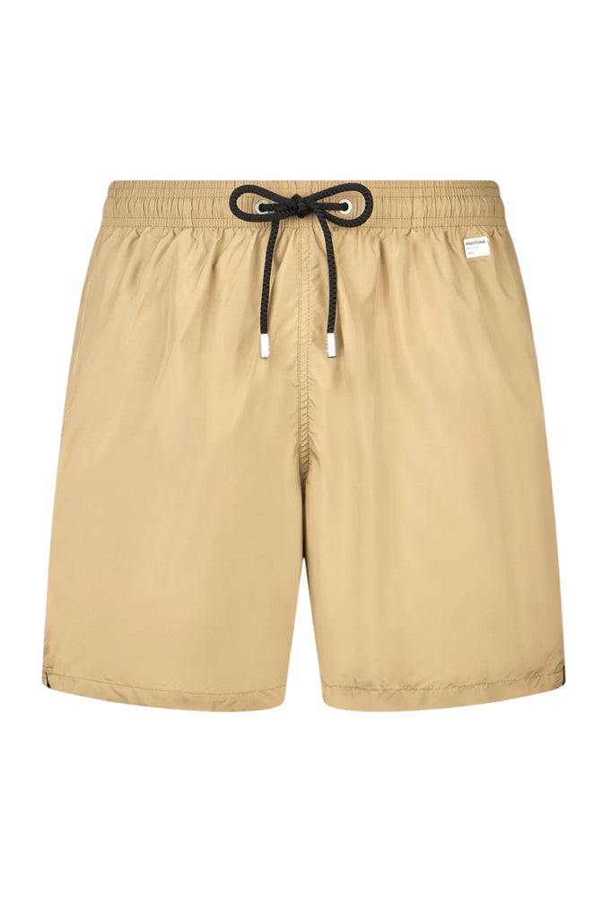 MC2 SAINT BARTH Men Lightweight Swim Shorts Lighting Pantone Beige