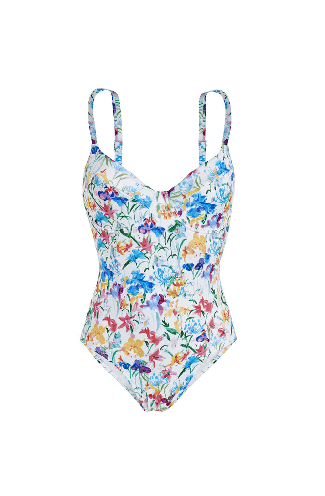 VILEBREQUIN Women Underwire One-Piece Swimsuit Happy Flowers