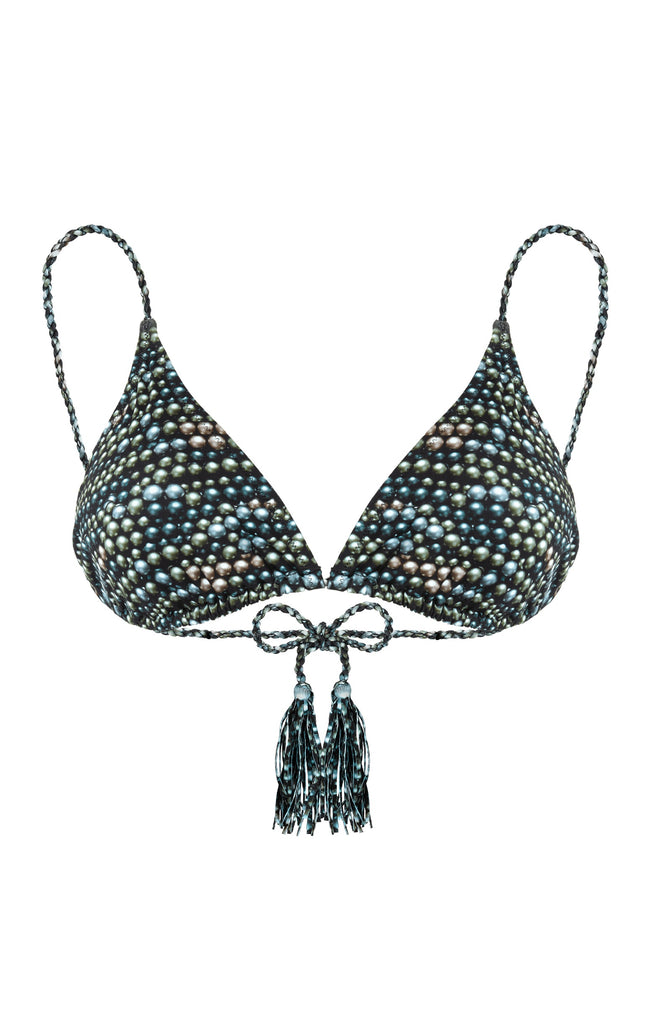 VILEBREQUIN Women Rope Triangle Bikini Top Pearl