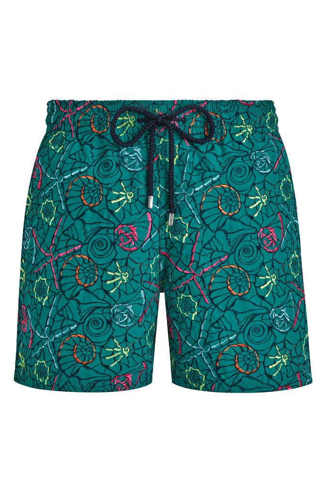 VILEBREQUIN Men Swim Shorts Embroidered Noumea Sea - Limited Edition