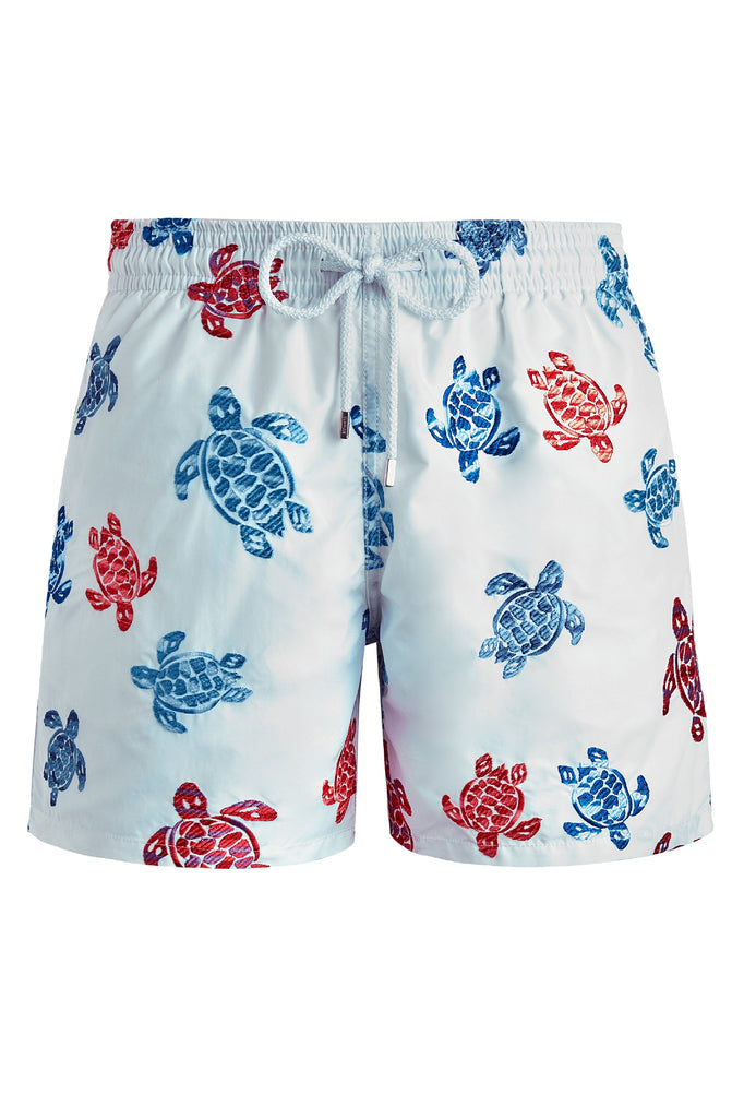 VILEBREQUIN Men Swim Shorts Embroidered Tortue Multicolored - Limited Edition