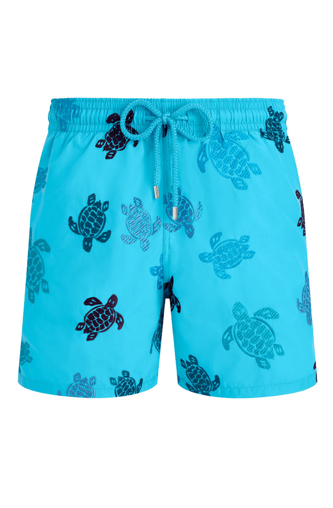 VILEBREQUIN Men Swim Shorts Embroidered Tortue Multicolored - Limited Edition