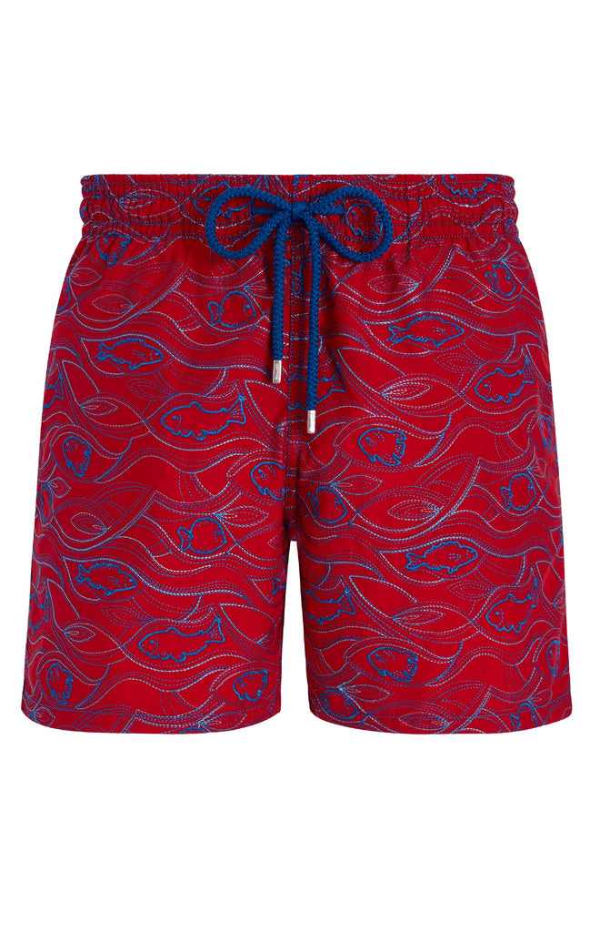 VILEBREQUIN Men Swim Shorts Embroidered Aquarium - Limited Edition