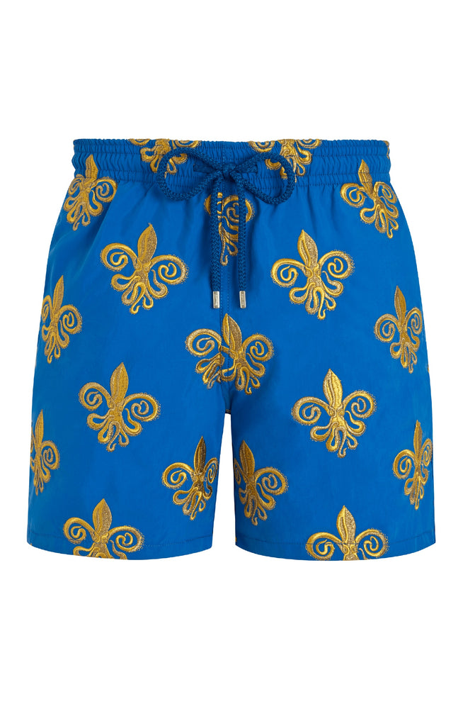 VILEBREQUIN Men Swim Shorts Embroidered Fleur de Poulpes - Limited Edition