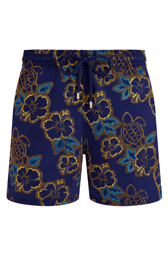 VILEBREQUIN Men Swim Shorts Embroidered Hibiscus - Limited Edition