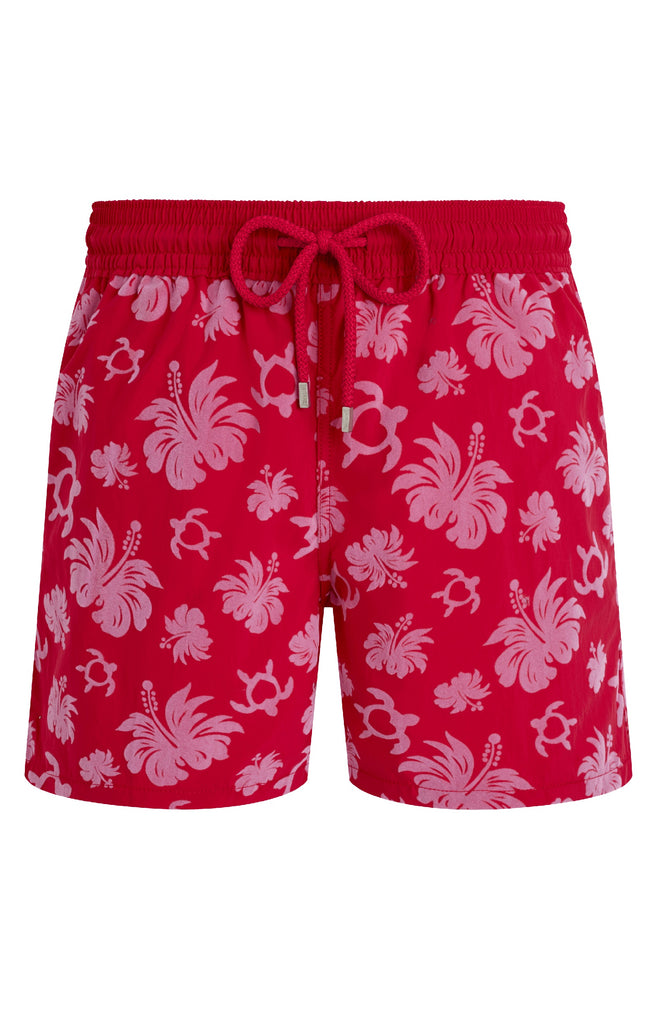 VILEBREQUIN Men Swim Shorts Flocked Turtle Heart Tahiti