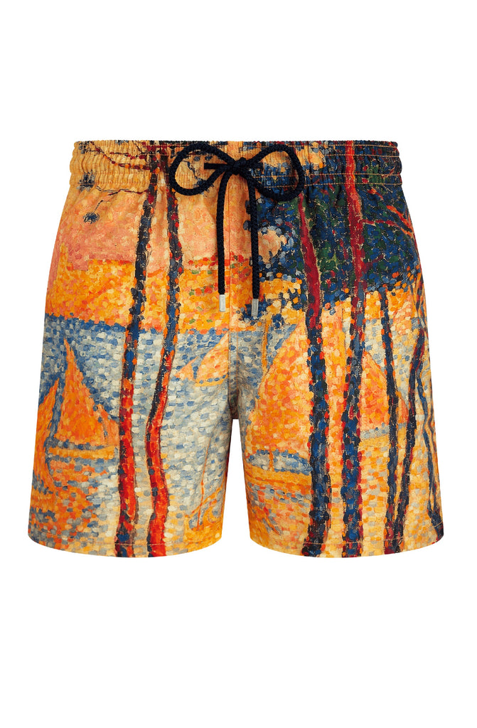 VILEBREQUIN Men Swim Shorts 360 Voile et Pins - Vilebrequin Paul Signac