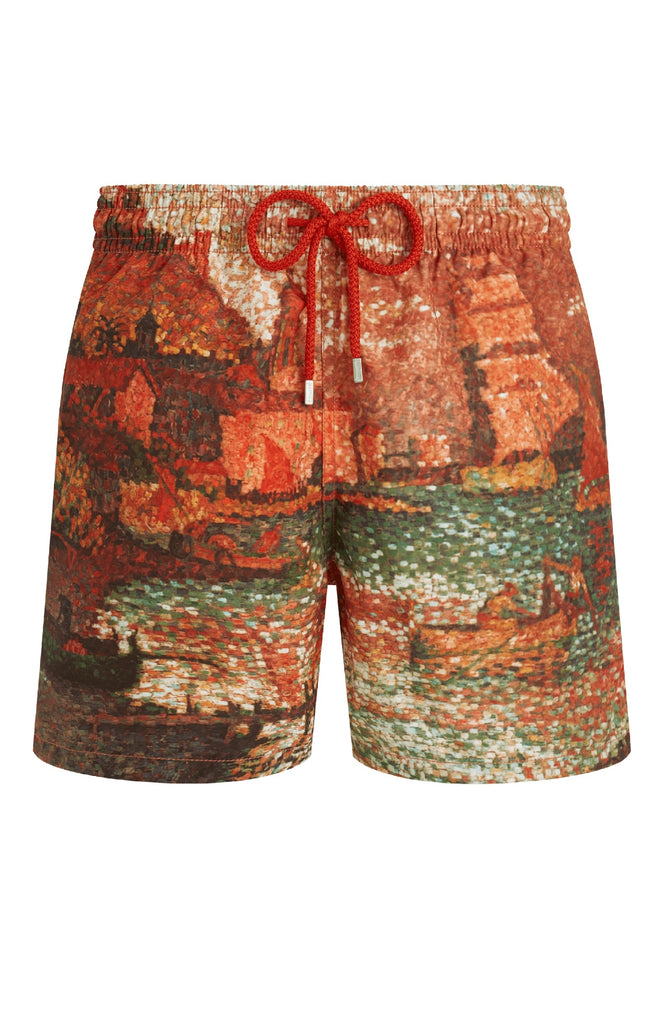 VILEBREQUIN Men Swim Shorts 360 Sortie Du Port De St. Tropez - Vilebrequin x Paul Signac