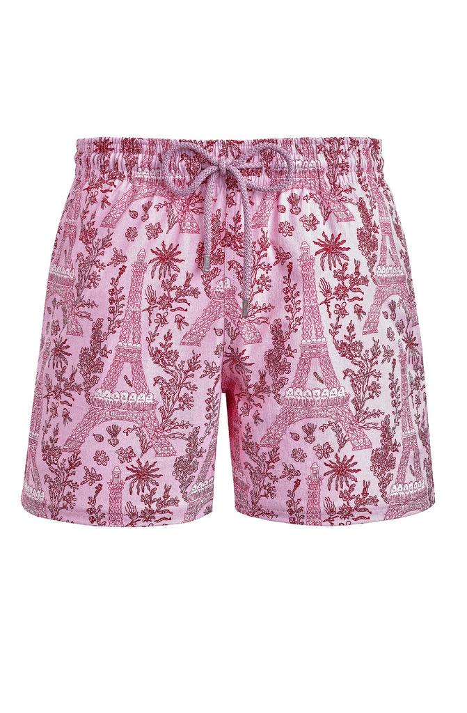 VILEBREQUIN Men Stretch Swim Shorts Poulpe Eiffel