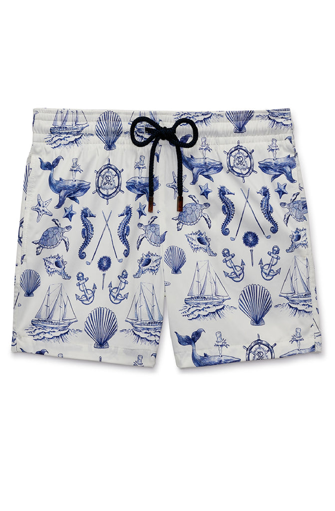 VILEBREQUIN Men Stretch Swim Shorts St. Regis Los Cabos