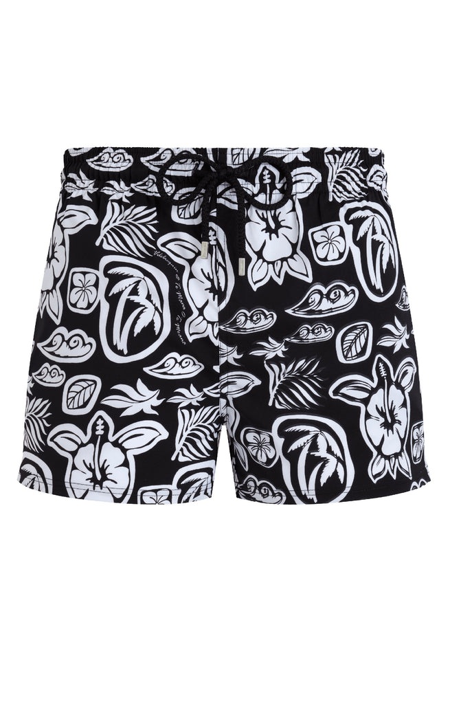 VILEBREQUIN Men Short Swim Shorts Tahiti Turtles