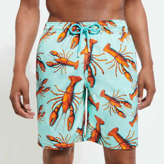 VILEBREQUIN Men Long Swim Shorts Lobster HAMAC Beach, 59% OFF