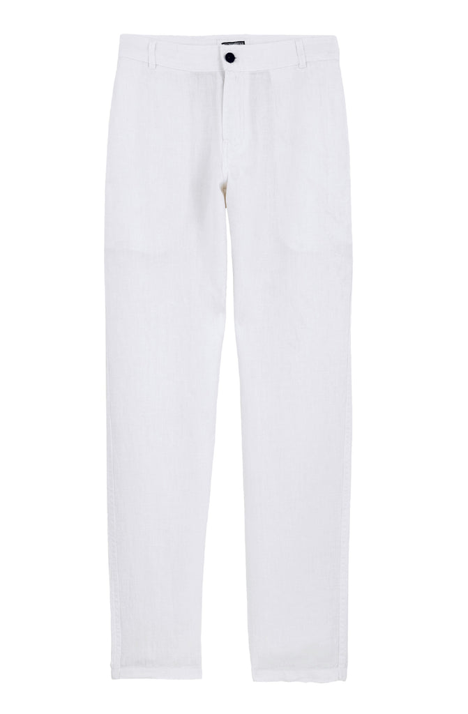 VILEBREQUIN Men Straight Linen Pants Solid