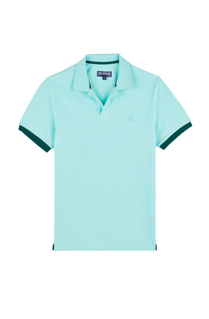 VILEBREQUIN Men Cotton Pique Polo Shirt Solid